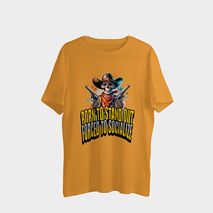 "Born to stand out, forced to socialize. 😎🤷♂️🥴"