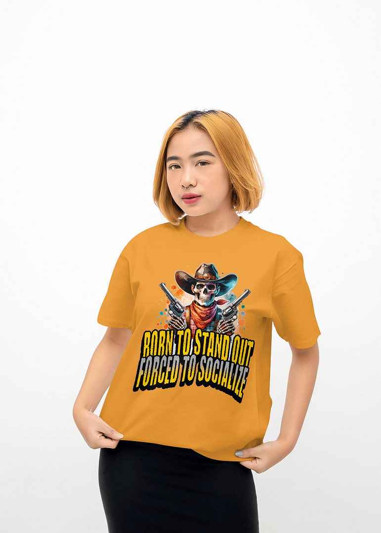 "Born to stand out, forced to socialize. 😎🤷‍♂️🥴" - Image 2